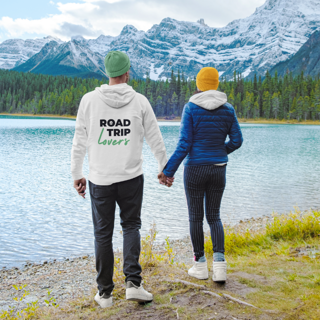 Image front ROAD TRIP LOVERS - Sweat à capuche Unisexe
