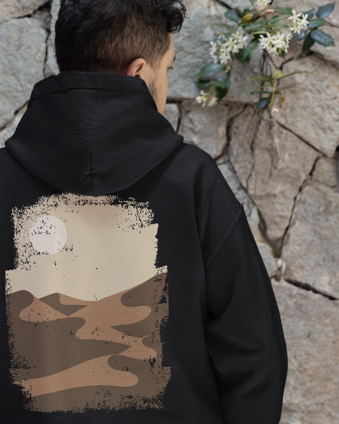 Image back DESERT - Sweat à capuche Unisexe