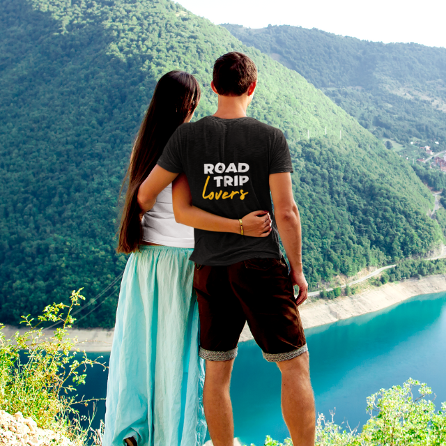 Image front ROAD TRIP LOVERS - T-Shirt Unisexe 