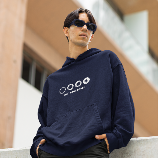 Image back FIND YOUR BOKEH - Sweat à capuche Unisexe