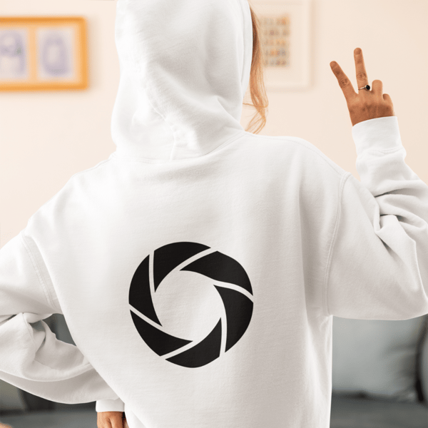 Image back DIAPH NOIR - Sweat à capuche Unisexe