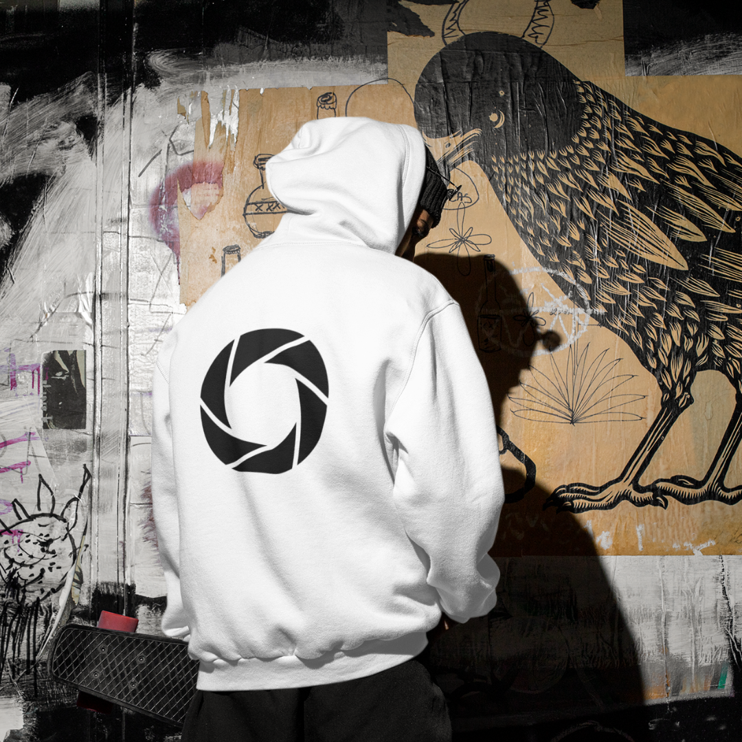 Image front DIAPH NOIR - Sweat à capuche Unisexe