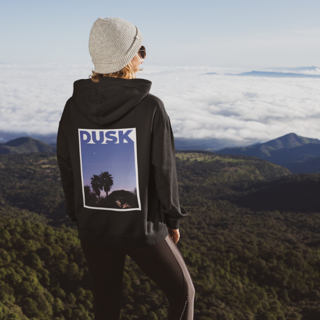 Image back DUSK - Sweat à capuche Unisexe