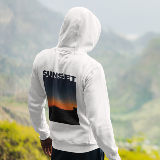 Image front SUNSET - Sweat à capuche Unisexe