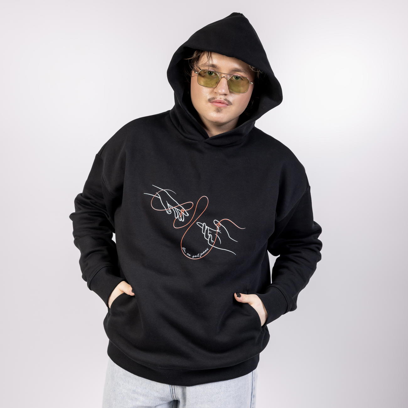 Sweat-shirt à capuche « On ne sait jamais »