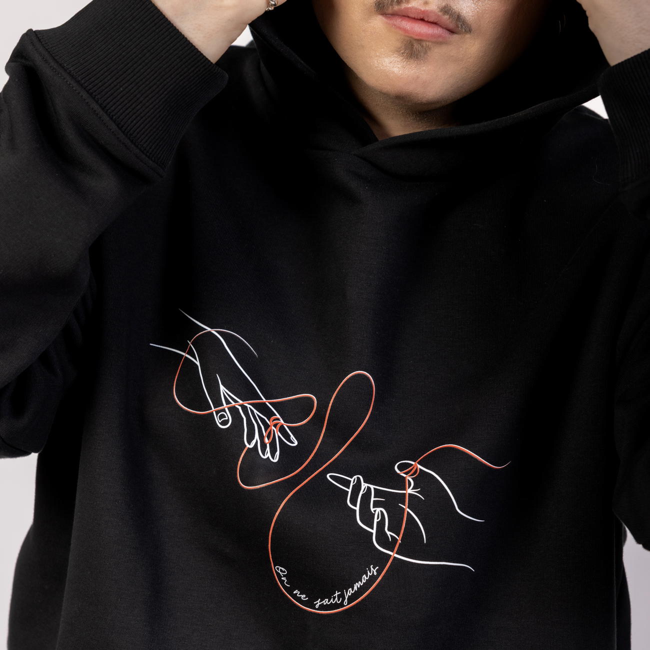 Sweat-shirt à capuche « On ne sait jamais » - Image