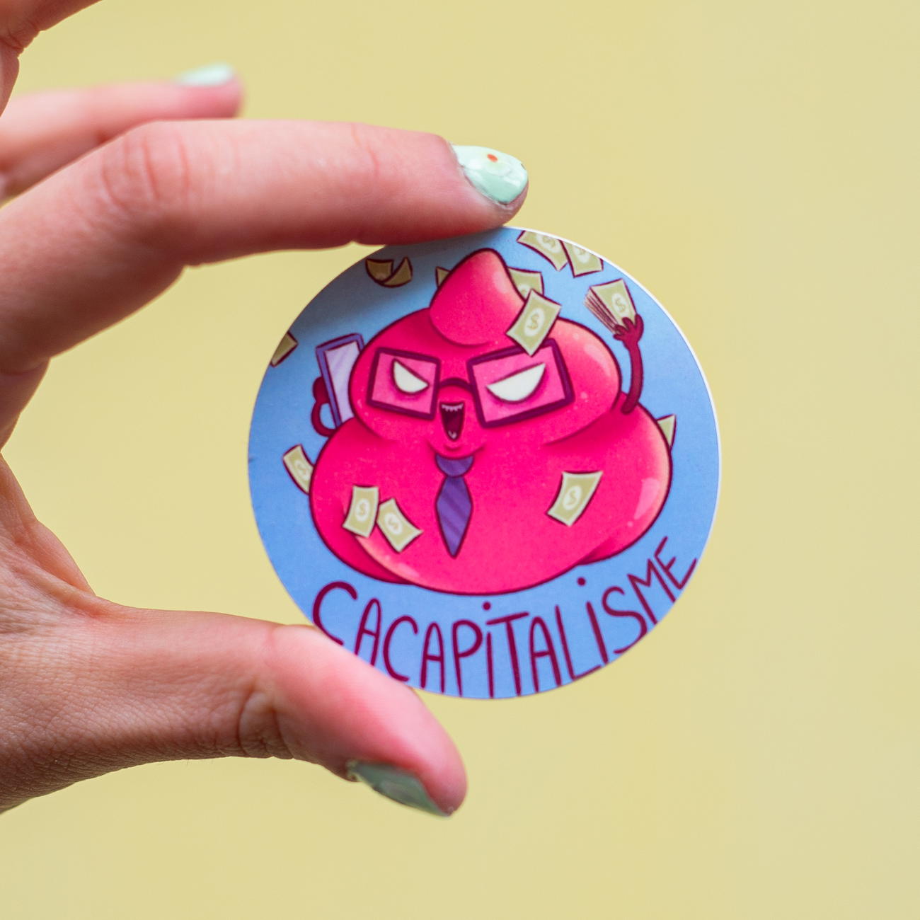 Image front Sticker - Cacapitalisme