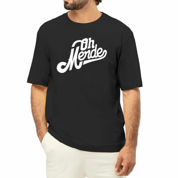 Oversized Oh Merde Tee Eu - Image