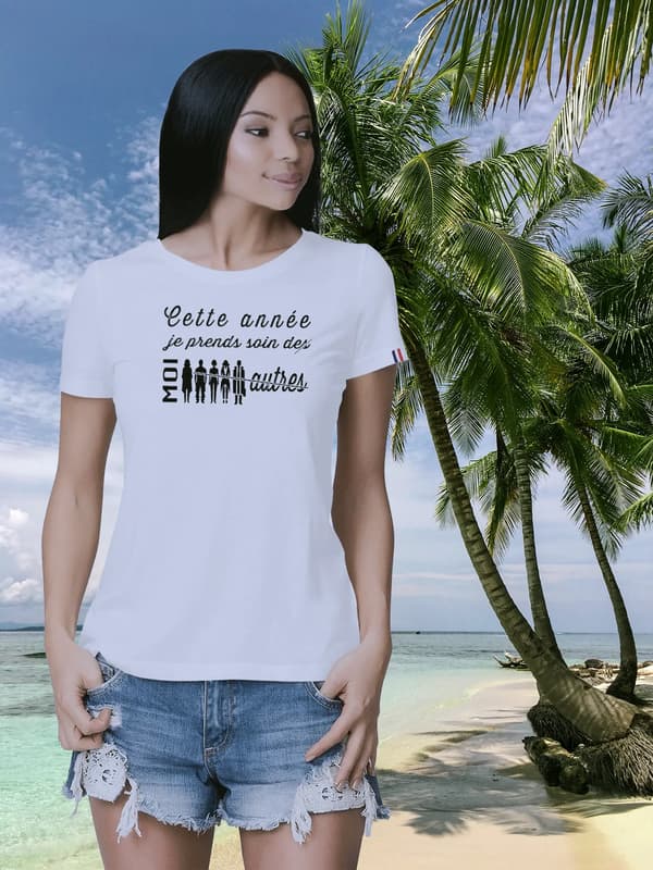 Image front T-shirt Cette année c'est moi - Femme 