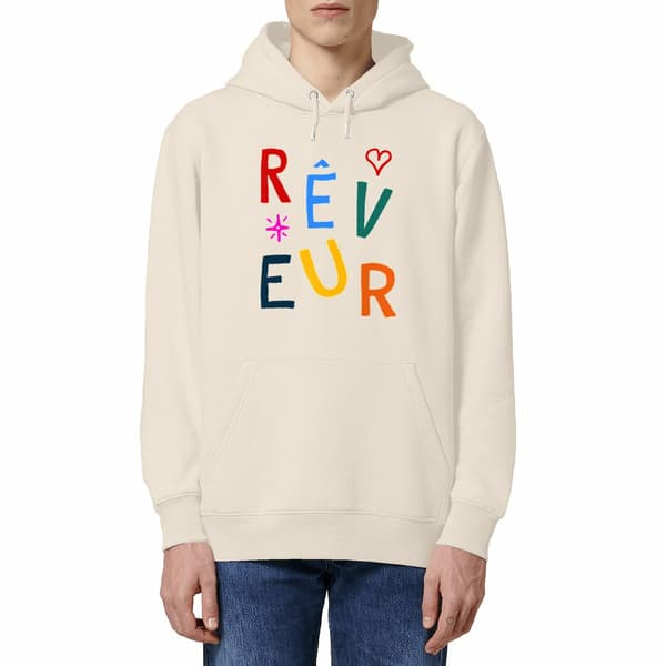Image back Rêveur | Sweat à capuche Epais Unisexe