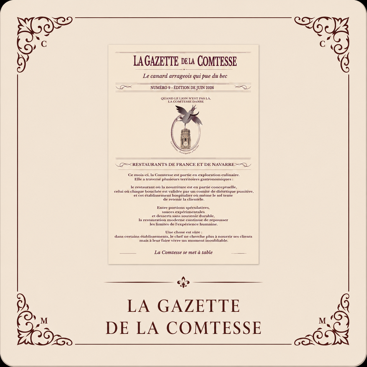 La Gazette de la Comtesse
