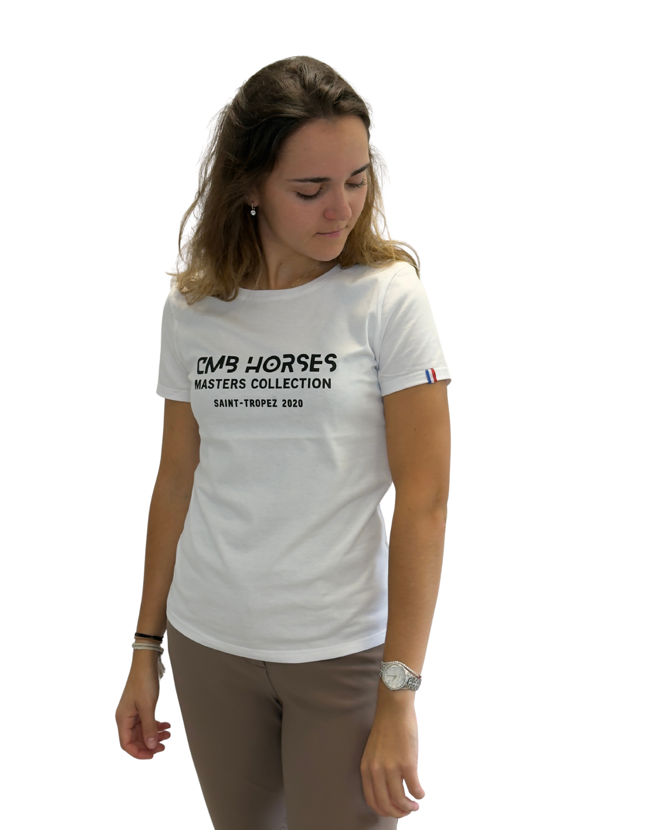 Image front T-Shirt Femme "Saint-Tropez" – Fabriqué en France