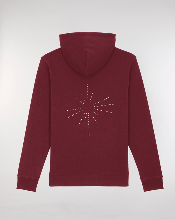 Image back Archi Solidaire - Hoodie Bordeaux