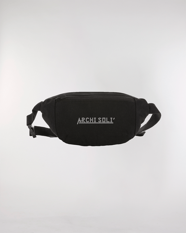 Image front Archi Solidaire - Sac Banane en Toile Noir