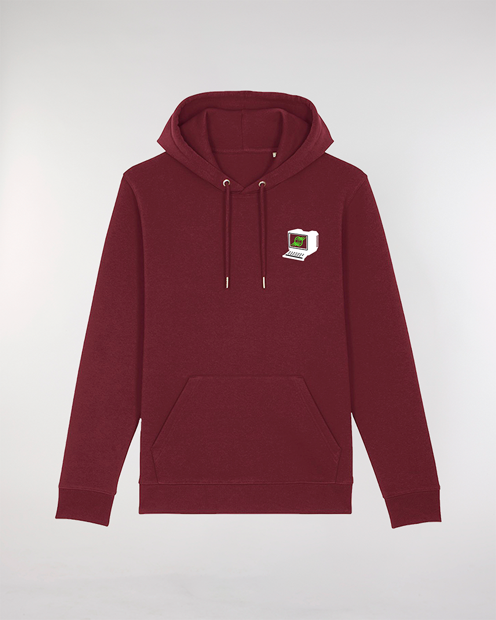 Image back Minitel - Hoodie Logo Blanc