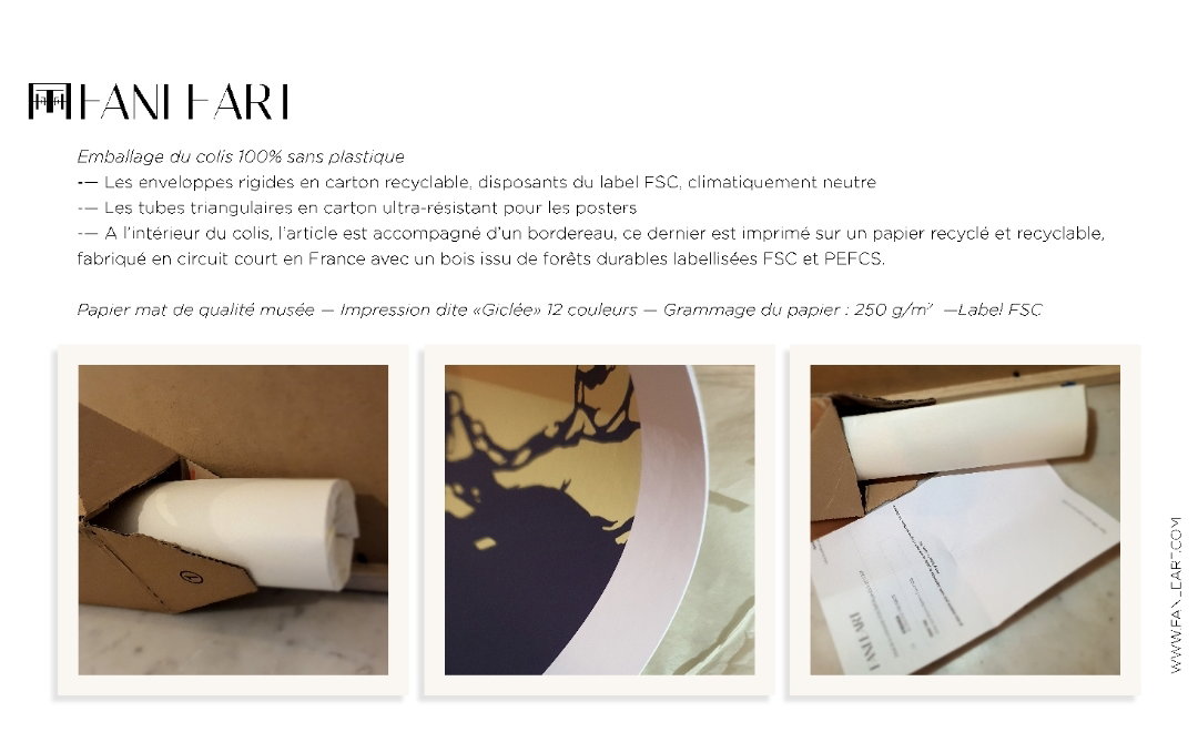 Emballage et expédition Fanleart