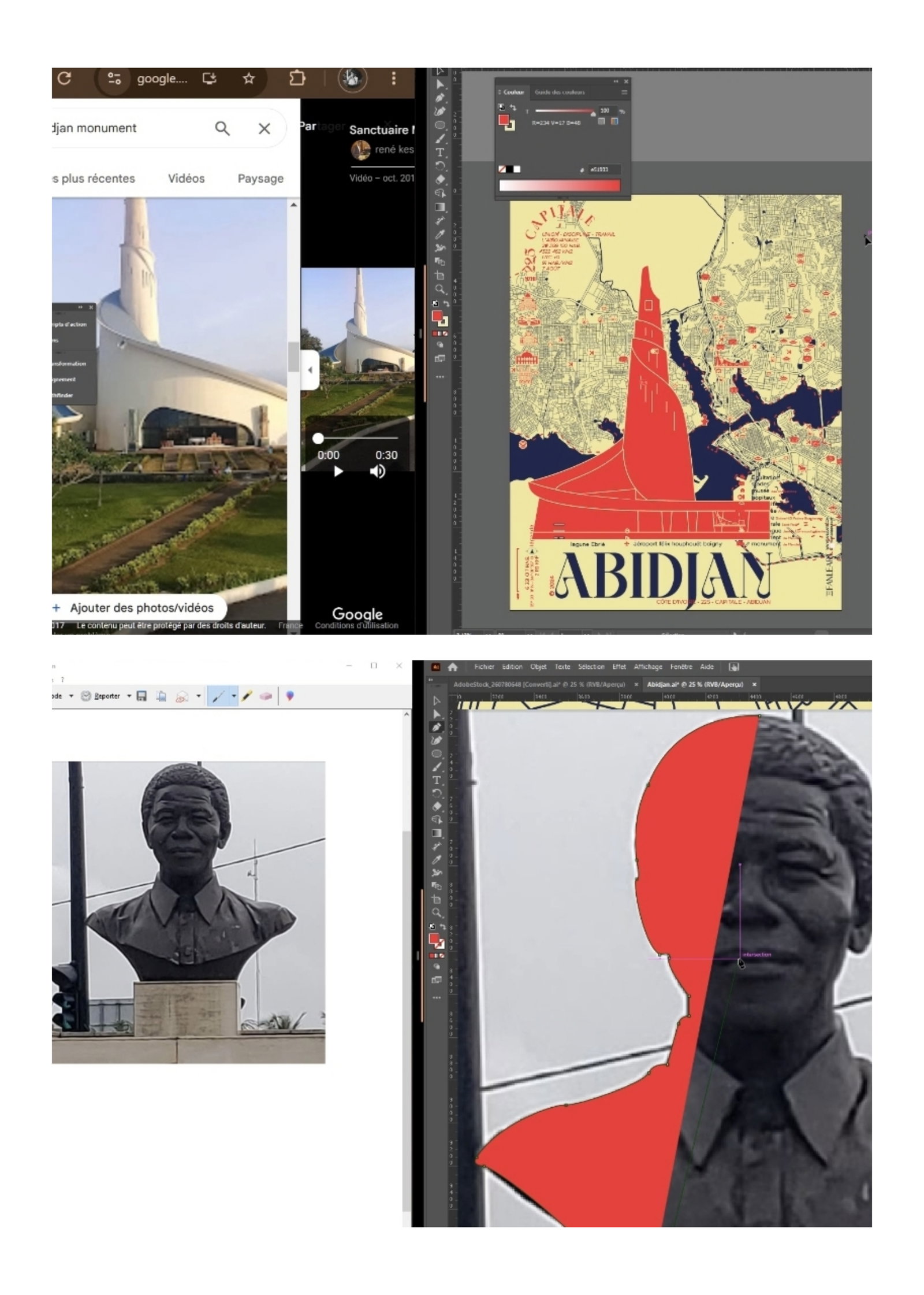 Processus de création des cartes Fanleart