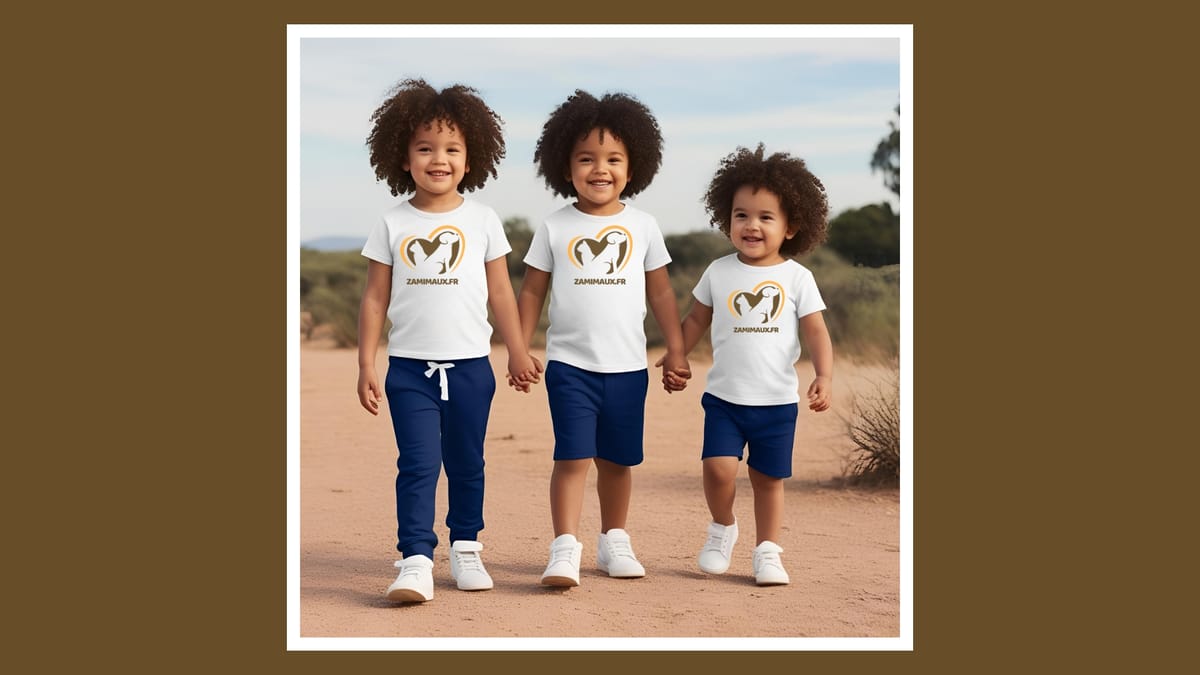 Image Découvrez ZANIMAUX.FR Kids & Bébé : Mode Bio, Fun et Engagée pour les Petits !