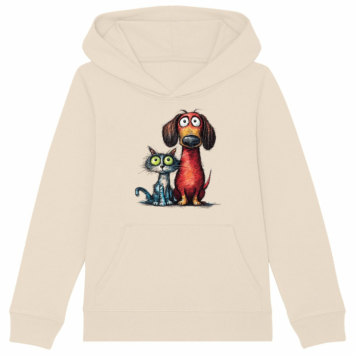 Image front T-shirt Unisexe Confort Bio - "Les animaux ne sont pas des produits"