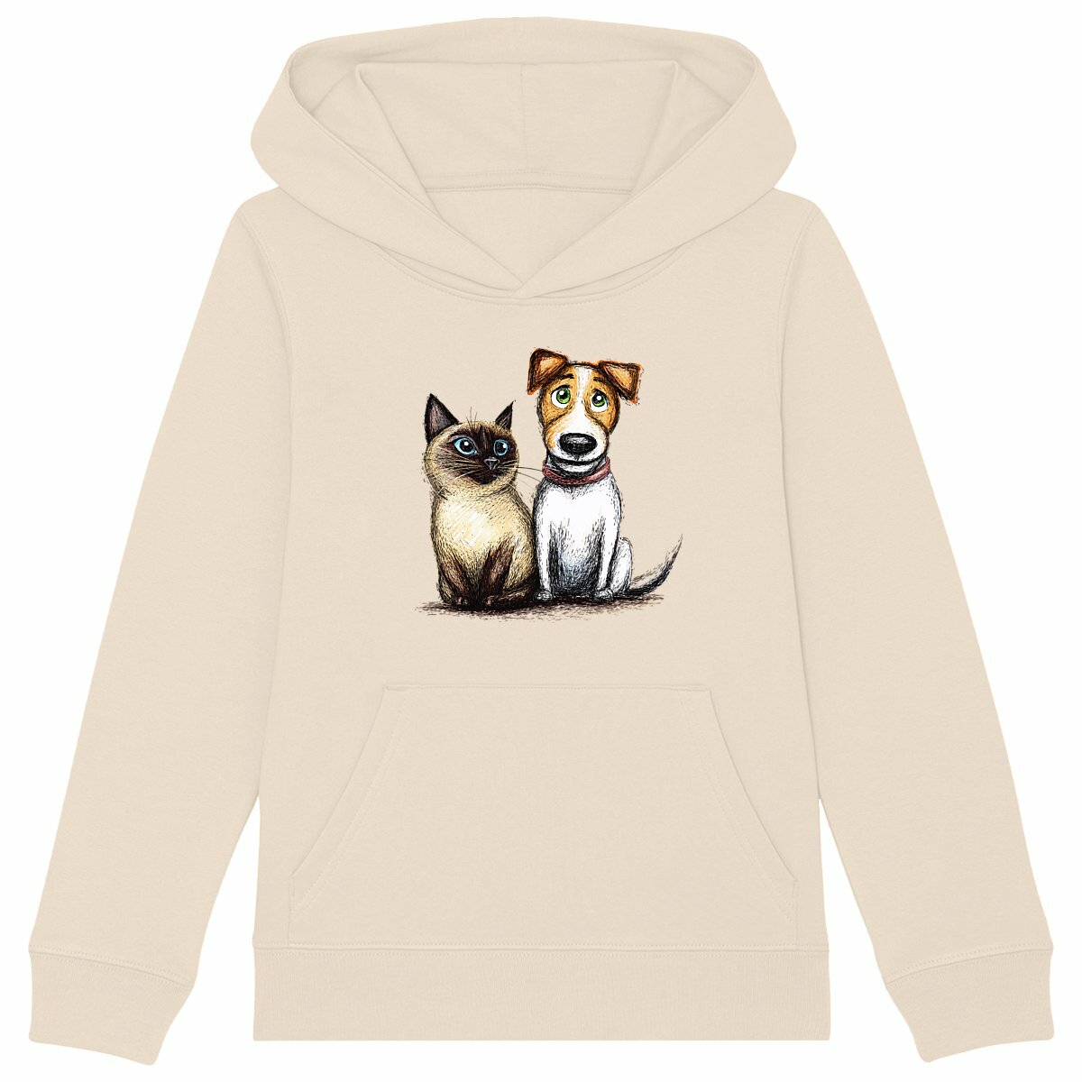 Image front T-shirt Unisexe Confort Bio - "Les animaux ne sont pas des produits"