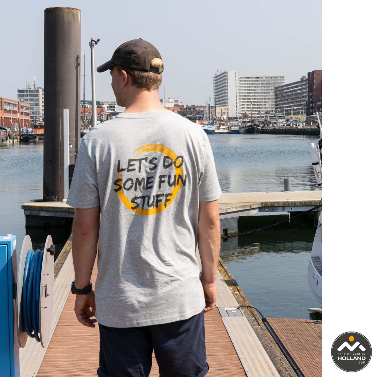 Unisex Heavyweight Organic TEE – Let’s Do Some Fun Stuff