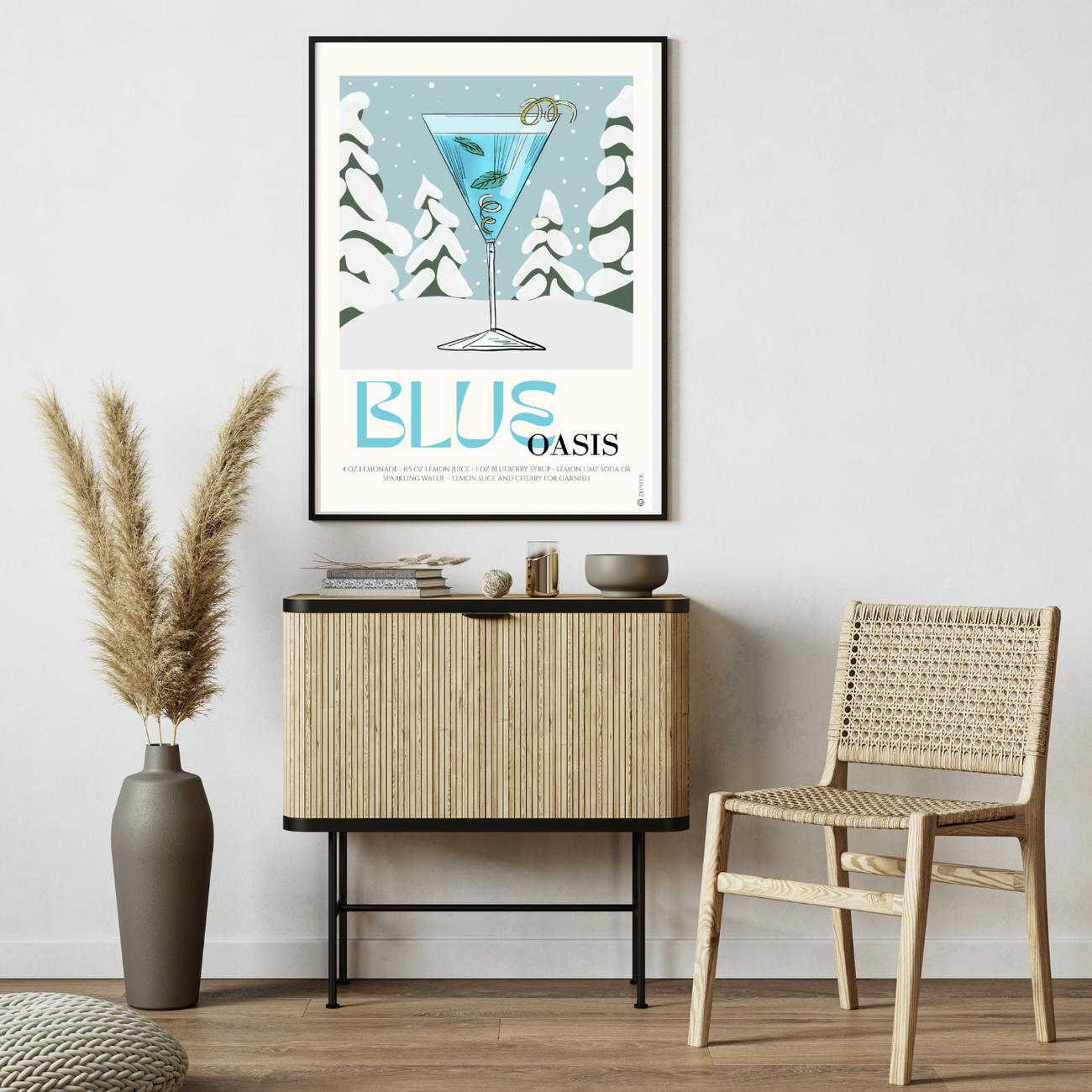 Poster Blue Oasis - Image