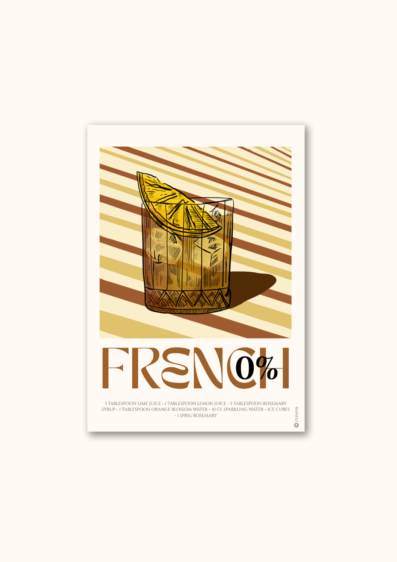Poster French 0%