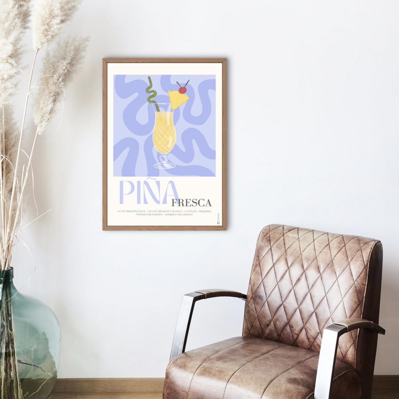 Poster Piña Fresca - Image