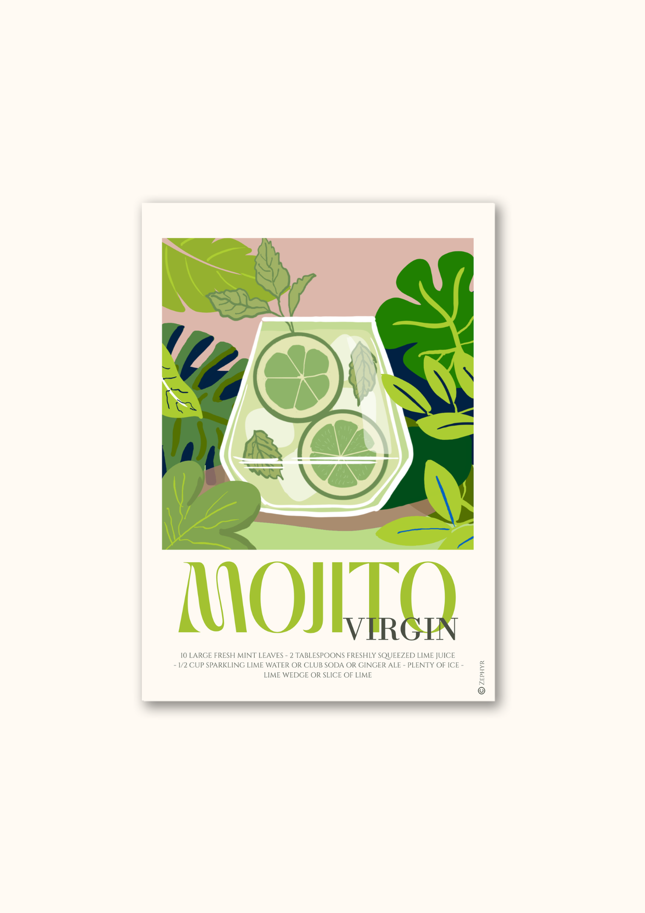 Poster Virgin Mojito
