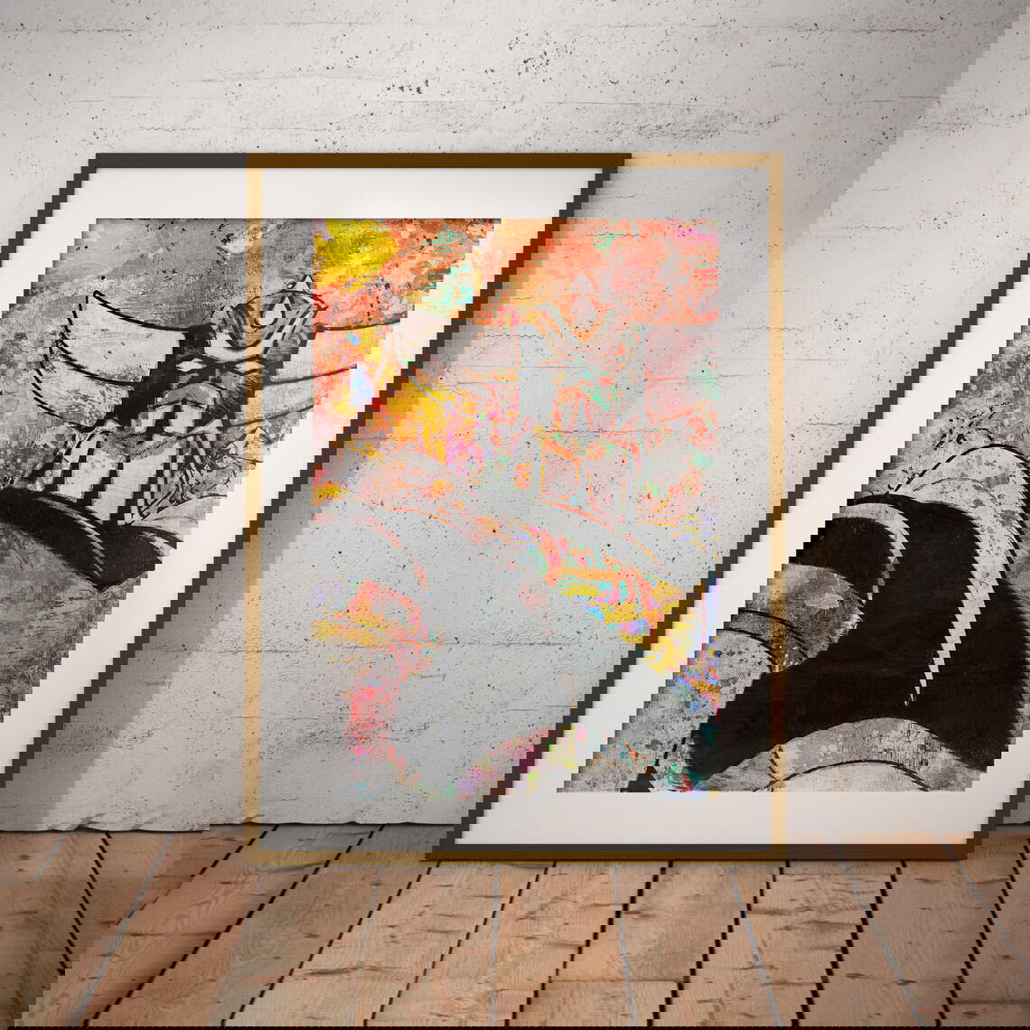 Poster -Goldorak-street-art