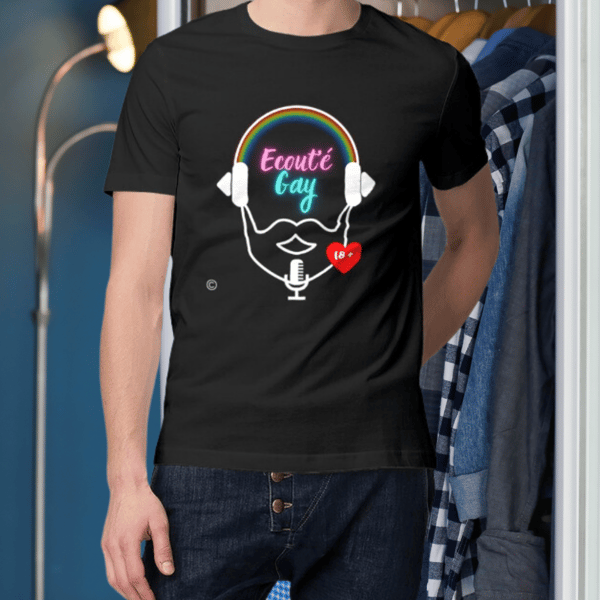 Image front T-shirt logo blanc