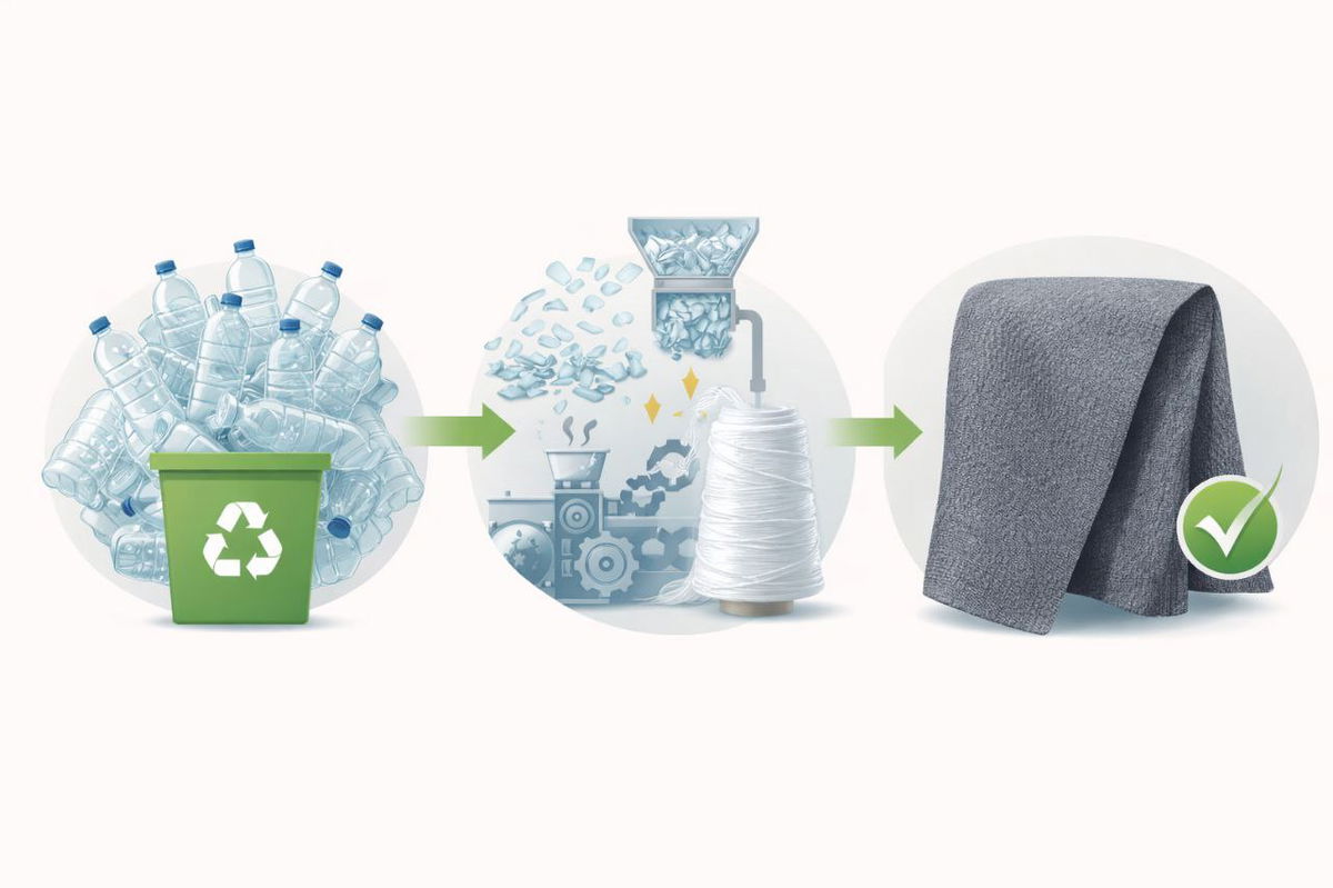 Image  Le polyester recyclé : définition, avantages et utilisation dans nos vêtements