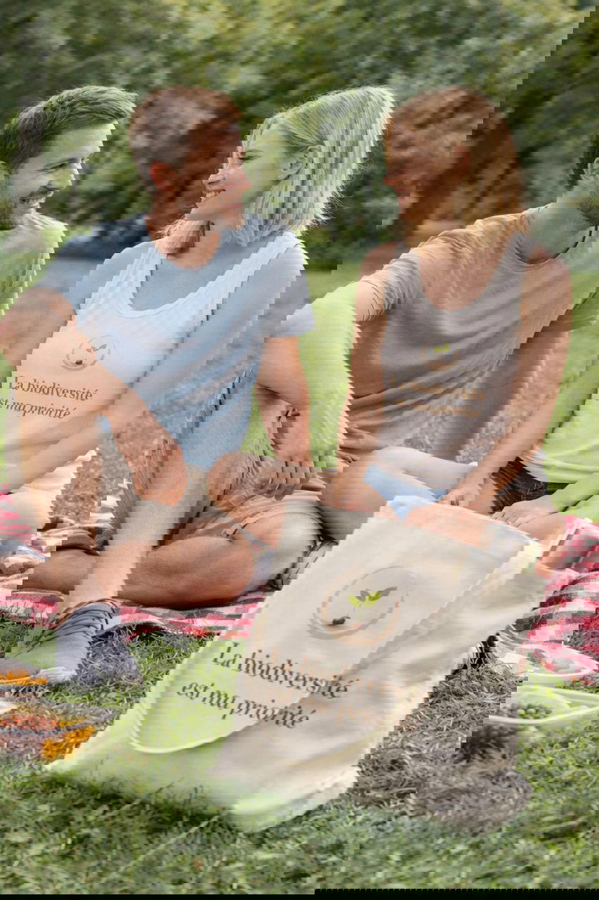 Image back Totebag épais écologique La biodiversité