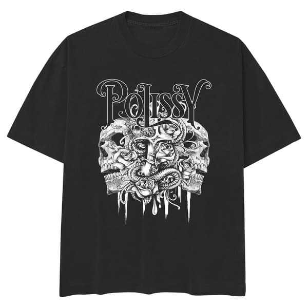 Image front Snake N Dagger Skate Cut Tee BLK