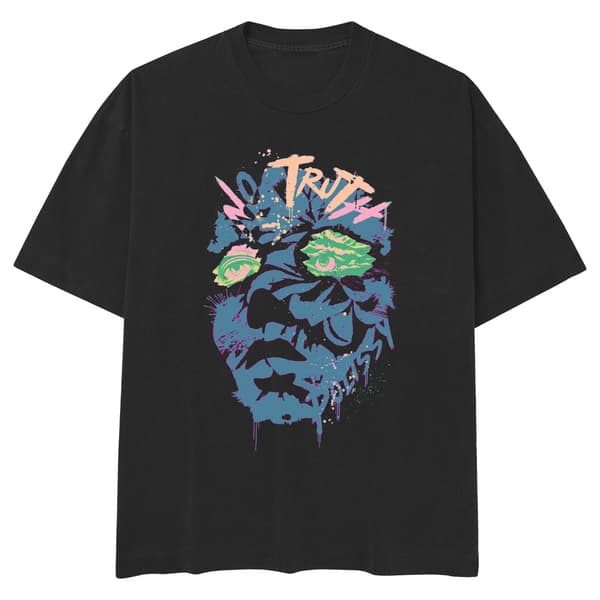 Image front No Truth Skate Cut Tee BLK