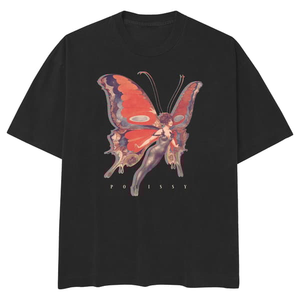 Image front Liberation From The Present Skate Cut Tee BLK