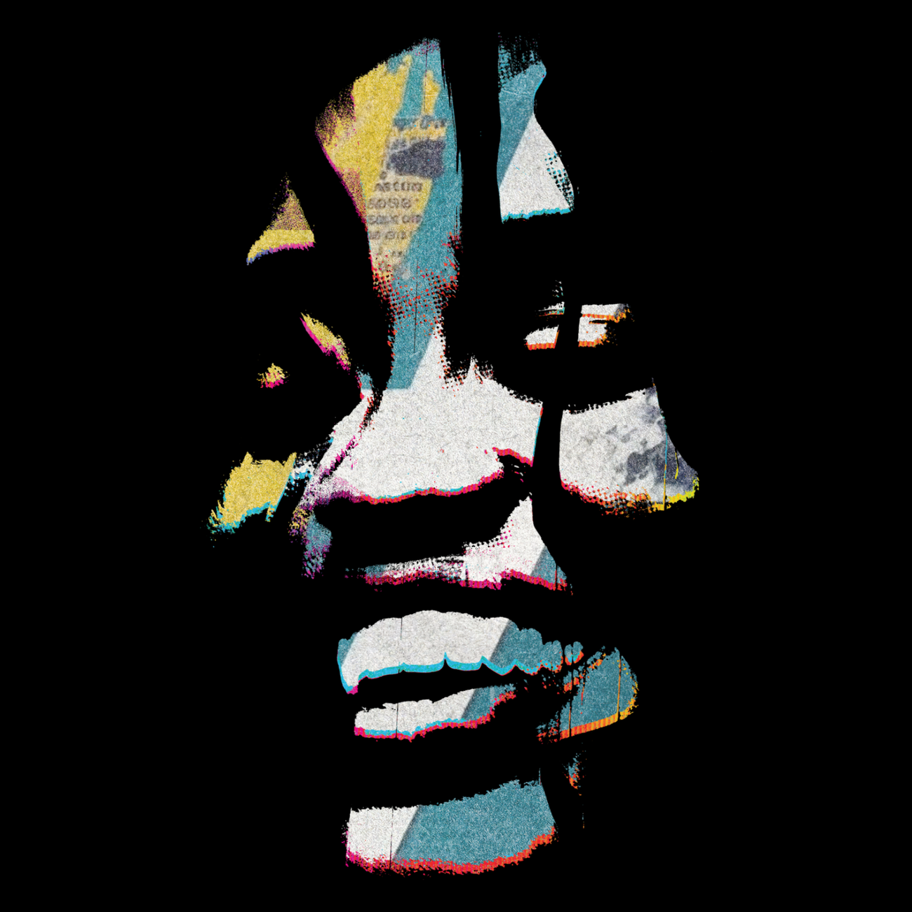 Image back Smile Classic Skate Cut Tee BLK