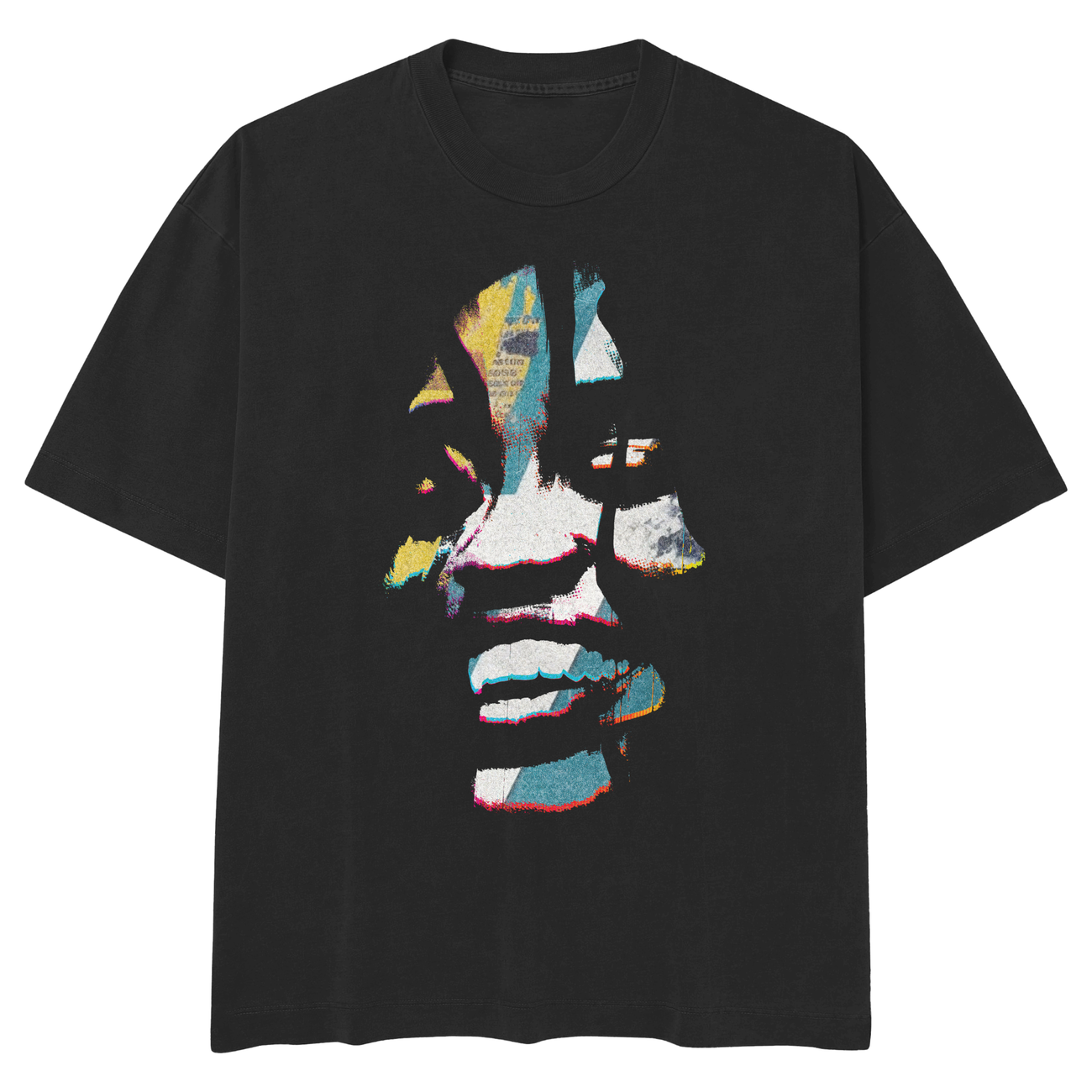 Image front Smile Classic Skate Cut Tee BLK