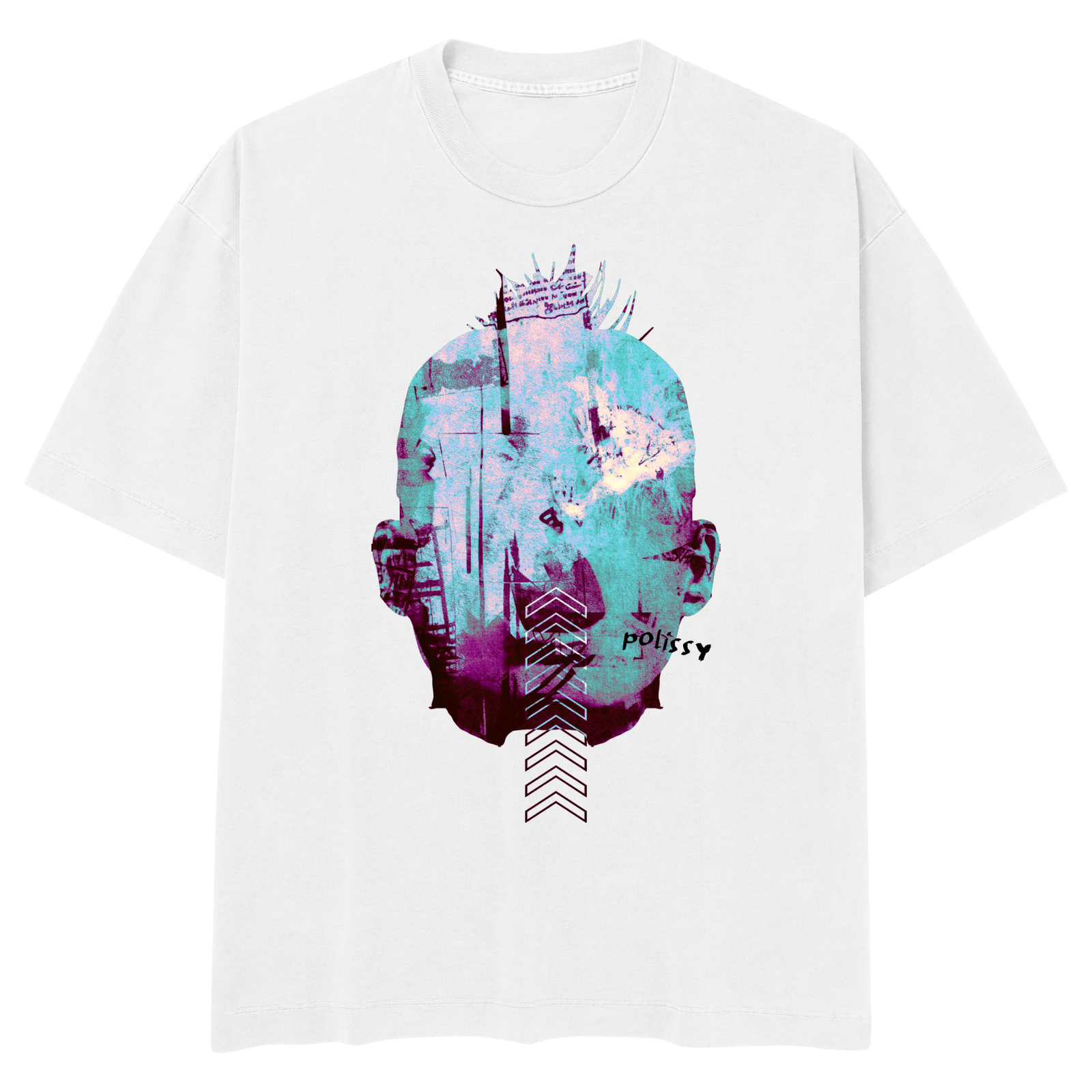 Image front Blind Consumer Skate Cut Tee WHT