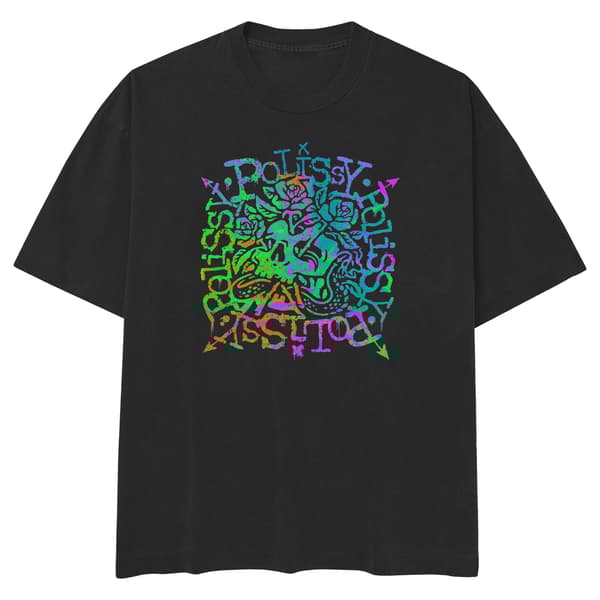 Image front Skullflower Skate Cut Tee BLK