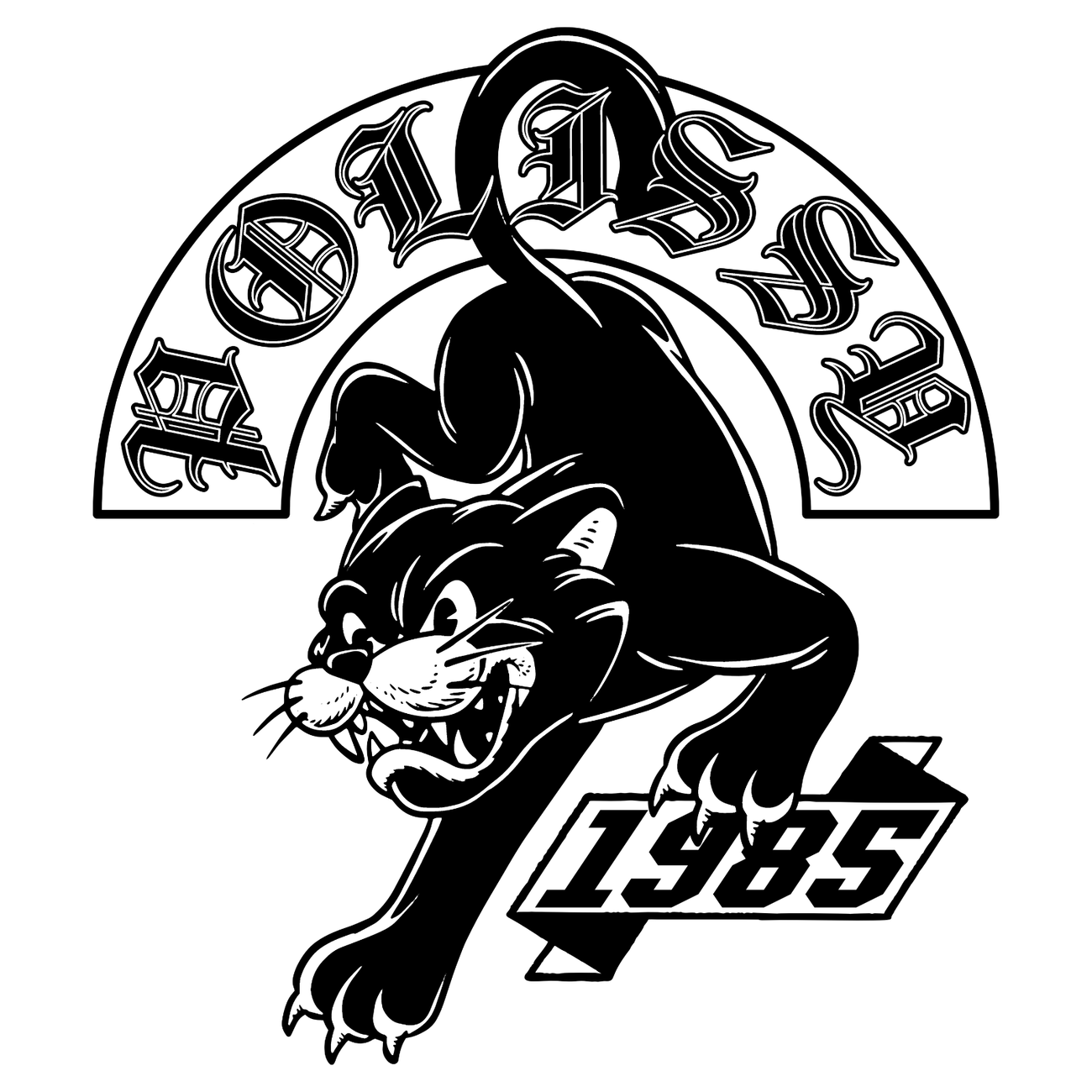 Image back Polissy 1985 Skate Cut Tee WHT