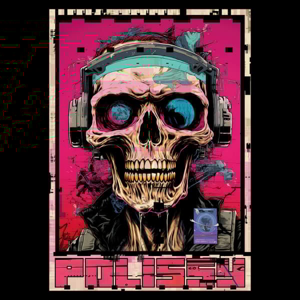 Image back Face Melter Skate Cut Tee BLK