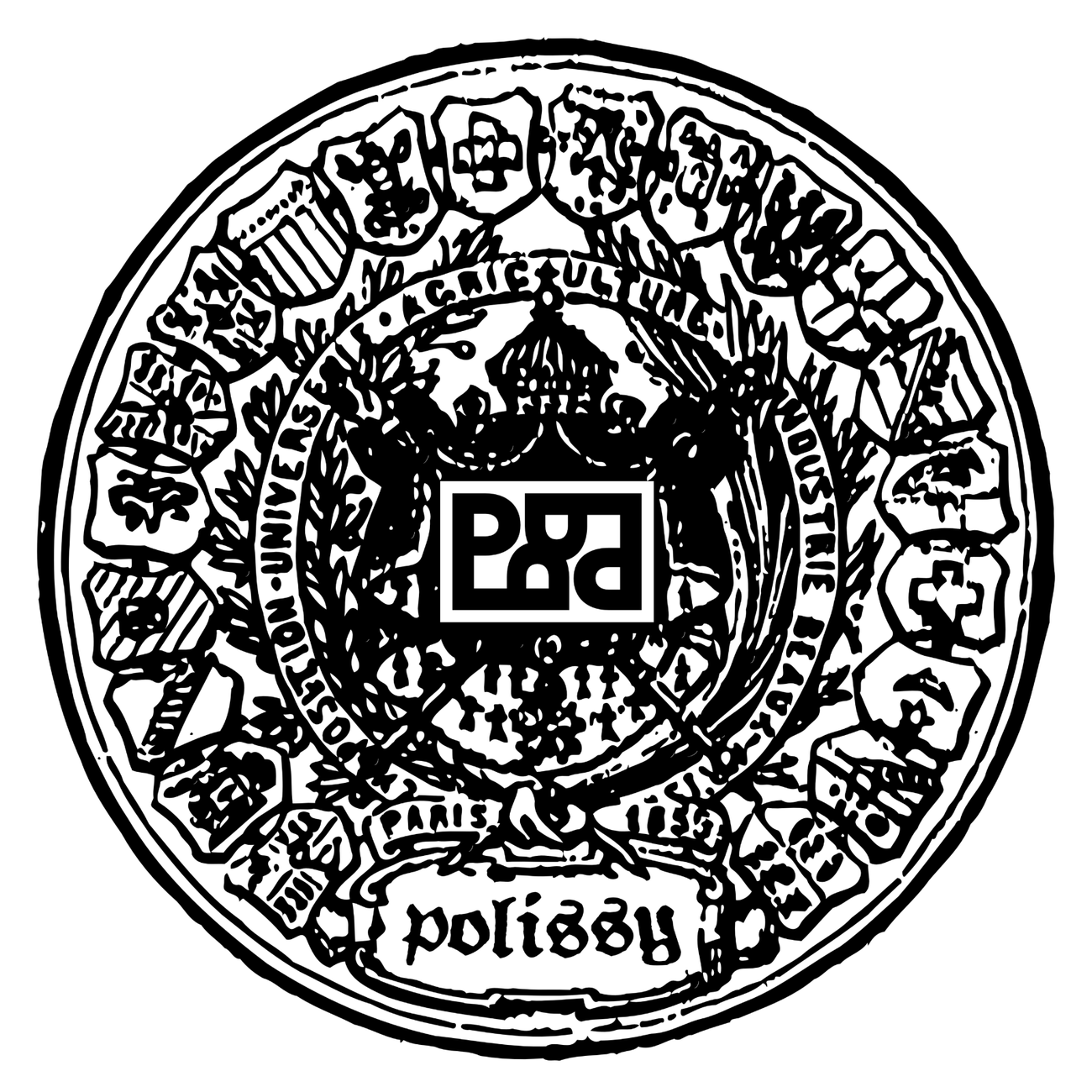 Image back Master Of Coin Skate Cut Tee WHT