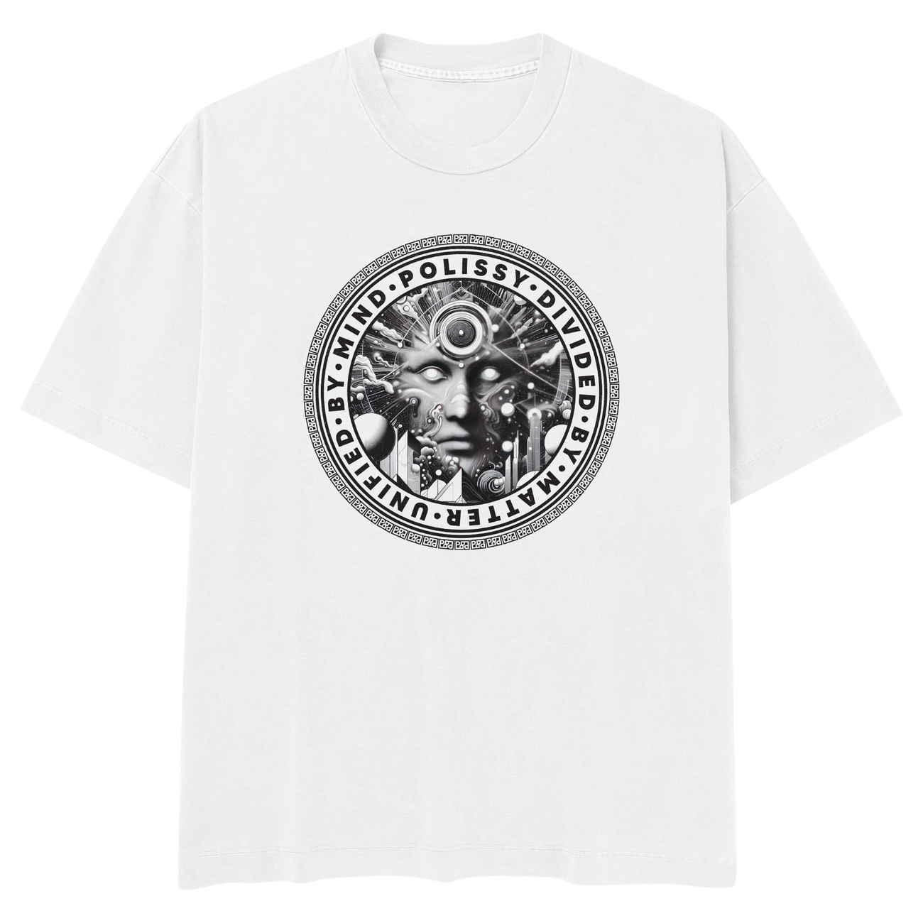Image front Divided By Matter Skate Cut Tee WHT