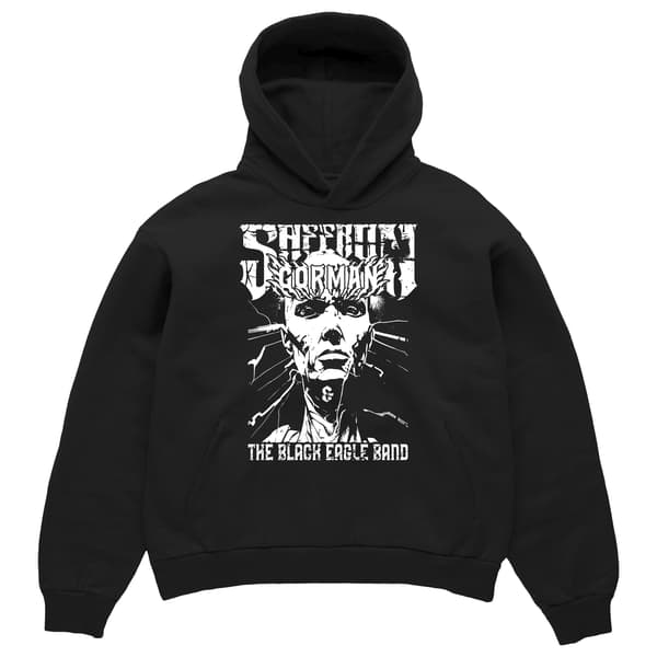 Image front Stalker Oversized Cut Hoodie BLK