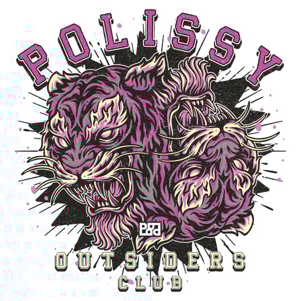 Image back Outsiders Club PNK Skate Cut Tee WHT