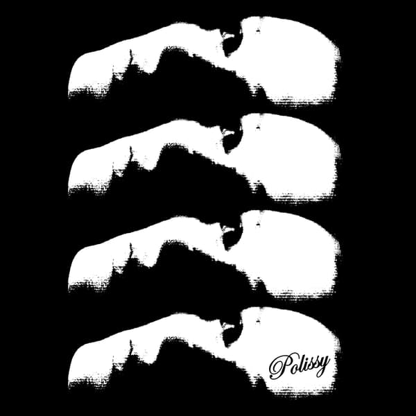Image back 4 Faces Skate Cut Tee BLK