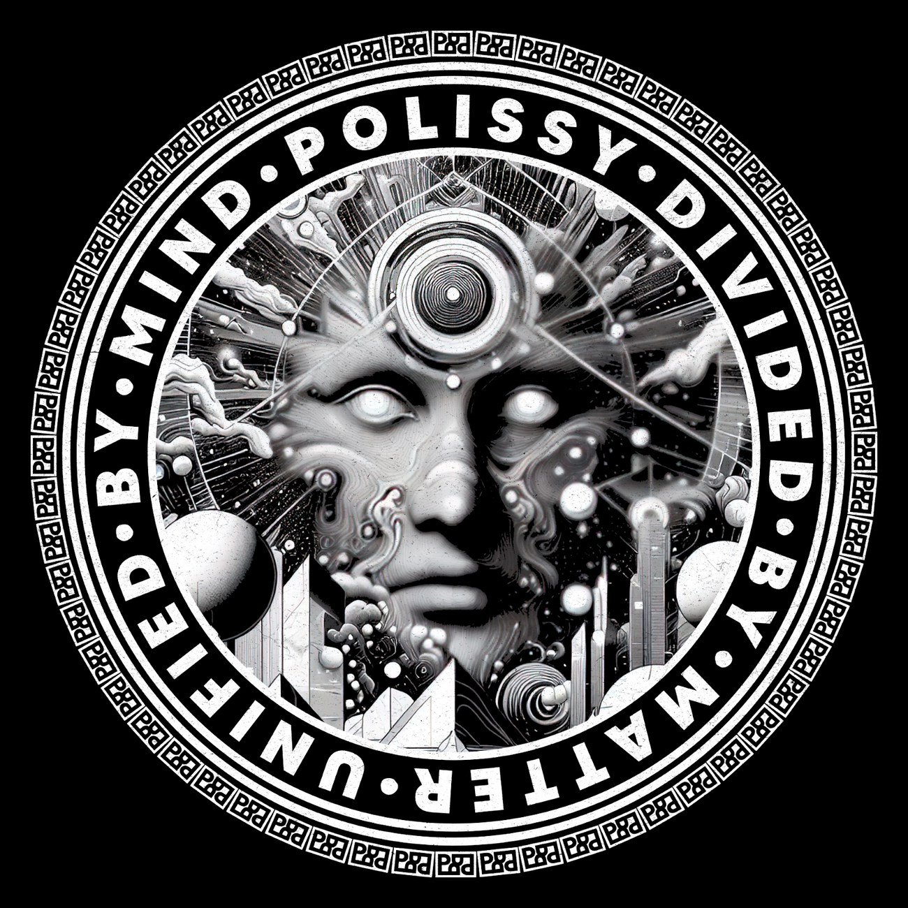 Image back Divided By Matter Skate Cut Tee BLK