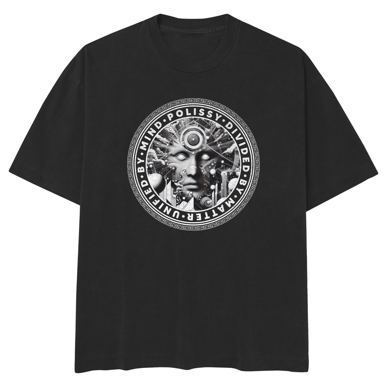 Image front Divided By Matter Skate Cut Tee BLK