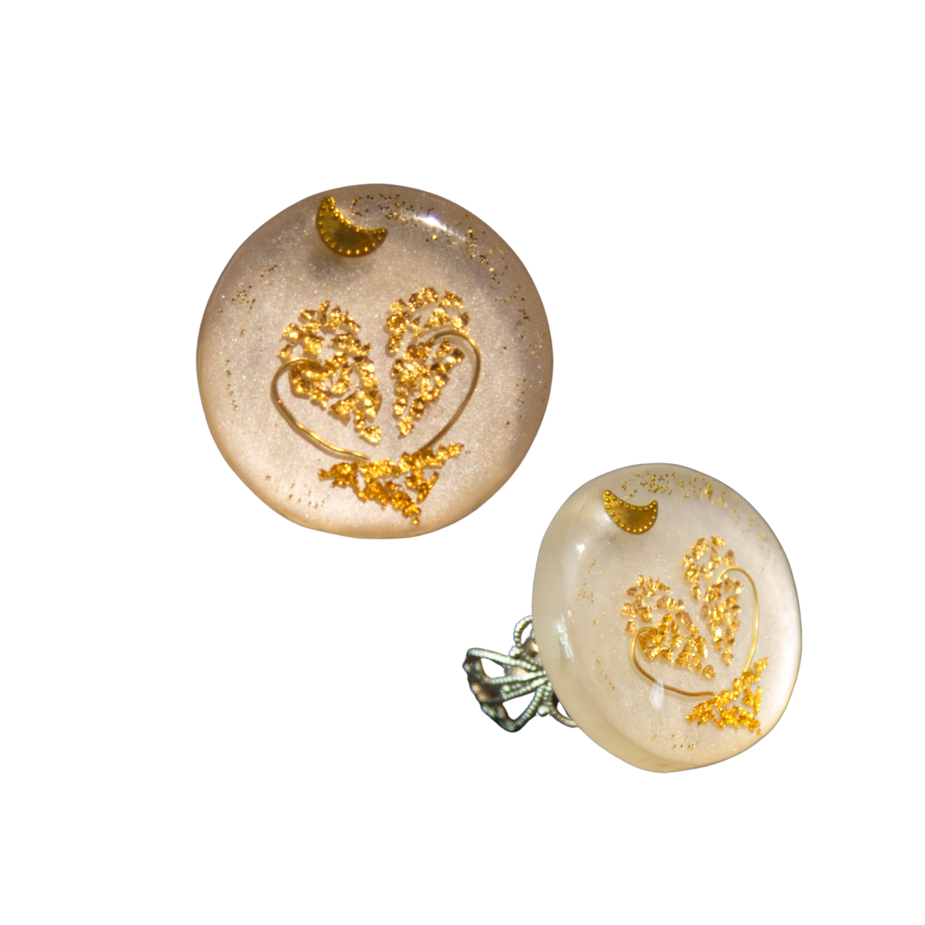 Image front Bague « Les Jours Heureux » - Collection « Le Cœur de Brocéliande »